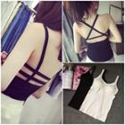 Cross Strap Padded Camisole Top