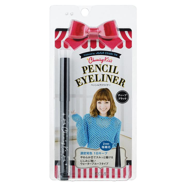 Charming Kiss Pencil Eyeliner (deep Black) 1 Pc