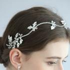 Wedding Faux Crystal Branches Headpiece / Dangle Earring