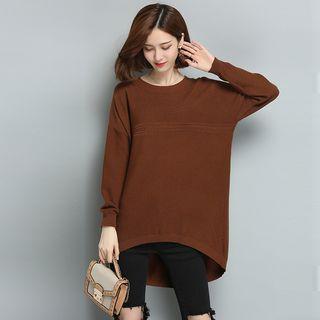 Dip Back Long Sweater