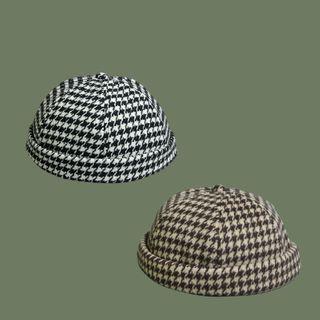 Houndstooth Docker Hat