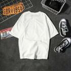 Asymmetrical Chained Shirt / Short-sleeve T-shirt