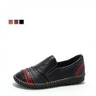 Textured Genuine Leather Loafers