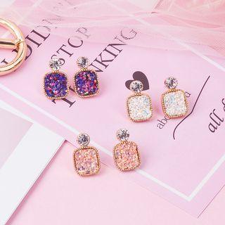 Rhinestone Sequine Dangle Earring