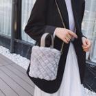 Quilted Fluffy Bucket Bag