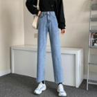 High-waist Oversized Jeans