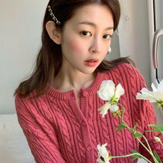 Chain Skinny Hair Barrette Black - One Size