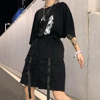 Set: Pocketed Shorts + Belt