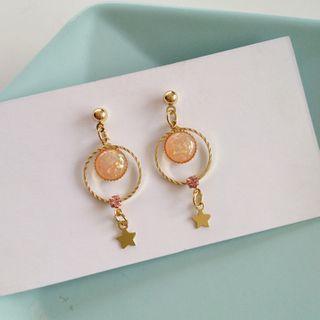 Star & Hoop Drop Earring
