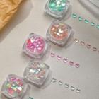 Set Of 30: Heart Rhinestone Nail Art Decoration