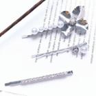 Set Of 3: Rhinestone / Faux Pearl Hair Pin (assorted Designs) Set Of 3 - One Size