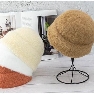 Fleece Plain Brimless Hat
