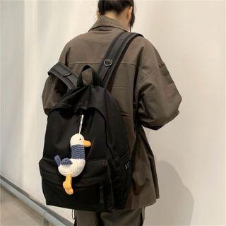 Plain Lightweight Backpack / Bag Charm / Set