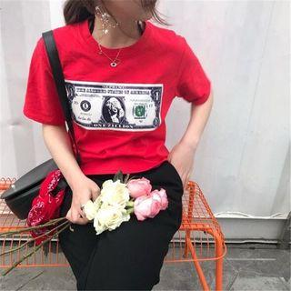 Cash Print Short Sleeve T-shirt