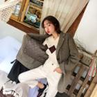 Wool Blend Blazer & Vest Liner Set