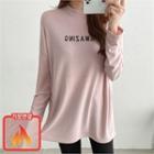 Amazing Crew-neck Fleece-lined T-shirt