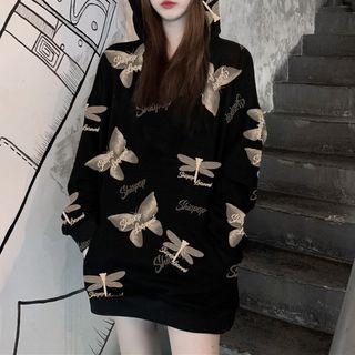 Butterfly Hoodie Black - One Size