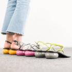 T-strap Colored Sandals