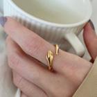 Hands Alloy Open Ring E298 - Gold - One Size