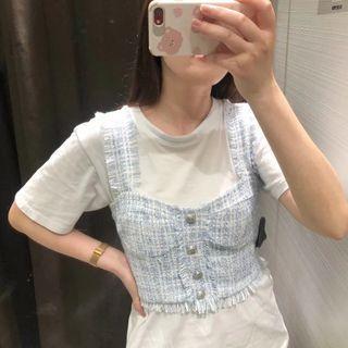 Tweed Camisole Top