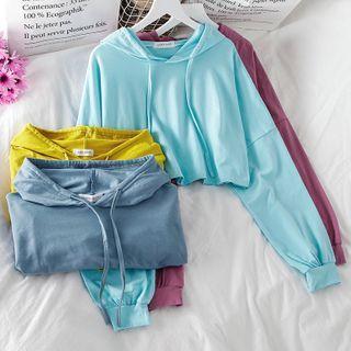 Plain Crop Hoodie - 6 Colors