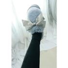 Petite Size Faux-fur Platform Slippers