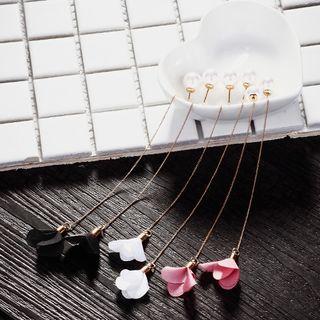 Pearl Floral Drop Earrings