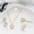 Heart Pendant Necklace / Earring / Ring / Hair Pin