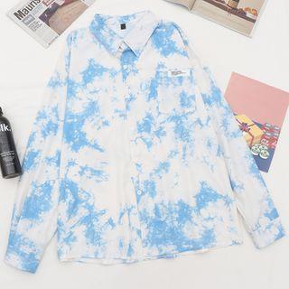 Tie Dye Shirt Tie Dyed - Light Blue - One Size