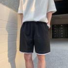 Mock Two Piece Color-block Shorts