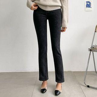 Fleece Slim-fit Jeans In 3 Lengths