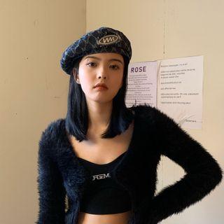 Lettering Logo Beret