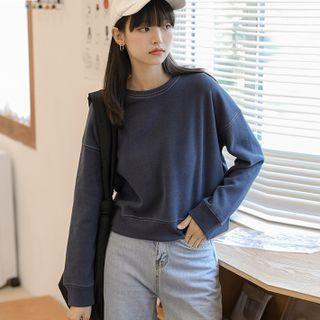 Contrast Stitched Sweatshirt