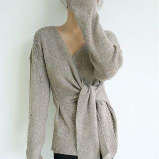 Tie Front Sweater