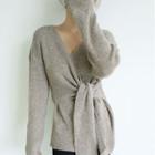 Tie Front Sweater