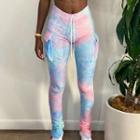 Dye Print Yoga Pants