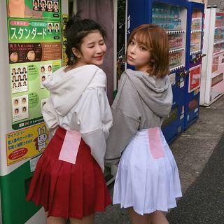 Drawstring-shoulder Hoodie