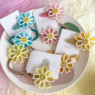 Smiley Flower Hair Tie