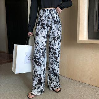 Tie-dye Loose-fit Wide-leg Pants As Shown In Figure - One Size