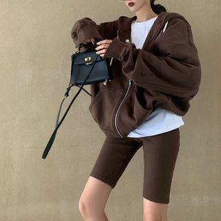 Plain Sweatshirt / Zip-up Hoodie / Biker Shorts