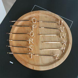 Initial Hair Clip