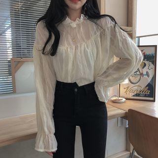 Long-sleeve Top / Sleeveless Mini Dress