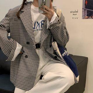 Houndtooth Blazer