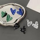 Splattered Heart Alloy Earring