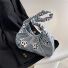 Heart Print Hobo Bag