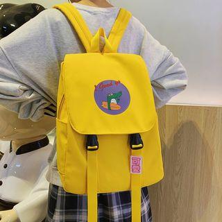 Crocodile Print Backpack