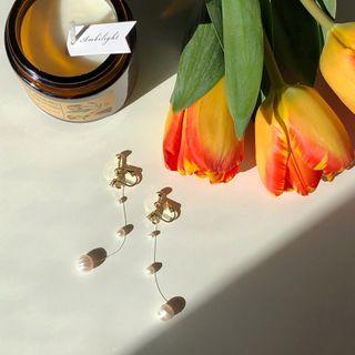 Freshwater Pearl Dangle Earring / Clip-on Earring