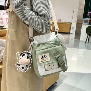 Drawstring Buckled Crossbody Bag
