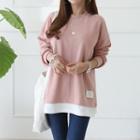 Layered-hem Loose-fit Sweatshirt