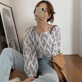 Paisley Print Blouse